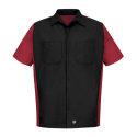 Short Sleeve Woven Crew Shirt | SY 20