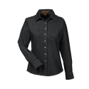 Harriton M550W | Ladies Long Sleeve Denim Shirt